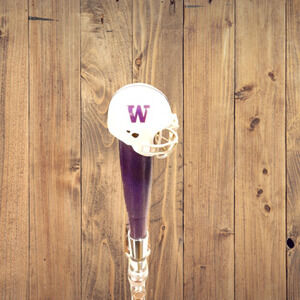 NCAA Washington Huskies Tap Handle New Football Kegerator Beer Wood